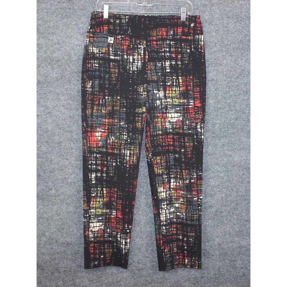 Joseph Ribkoffโ Pants Women's Size 12 Strech Black, Red, Brown, White